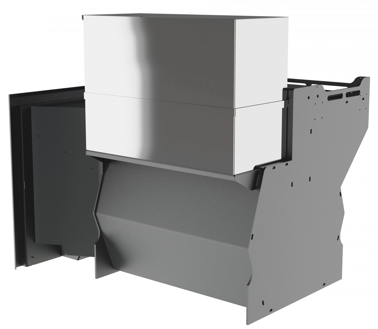 Банный камин 800, сталь фото в Омске