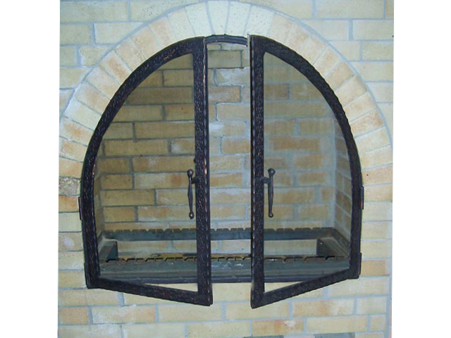 Дверь каминная полукруглая фото в Омске