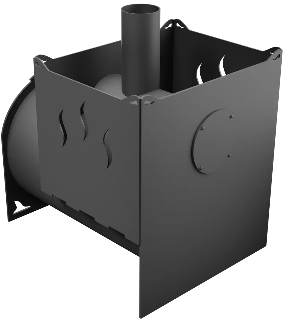 Печь Горыныч Мини, двойная каменка фото в Омске