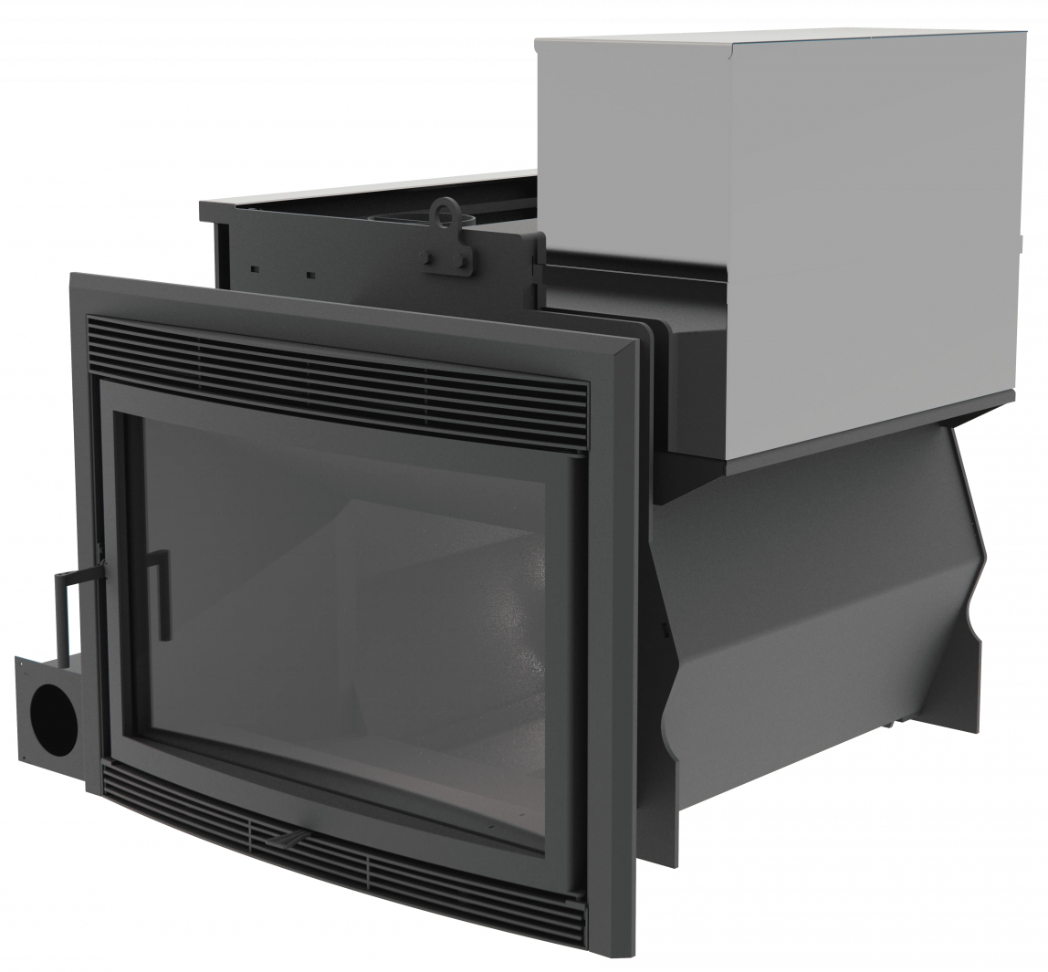 Банный камин 800, сталь фото в Омске