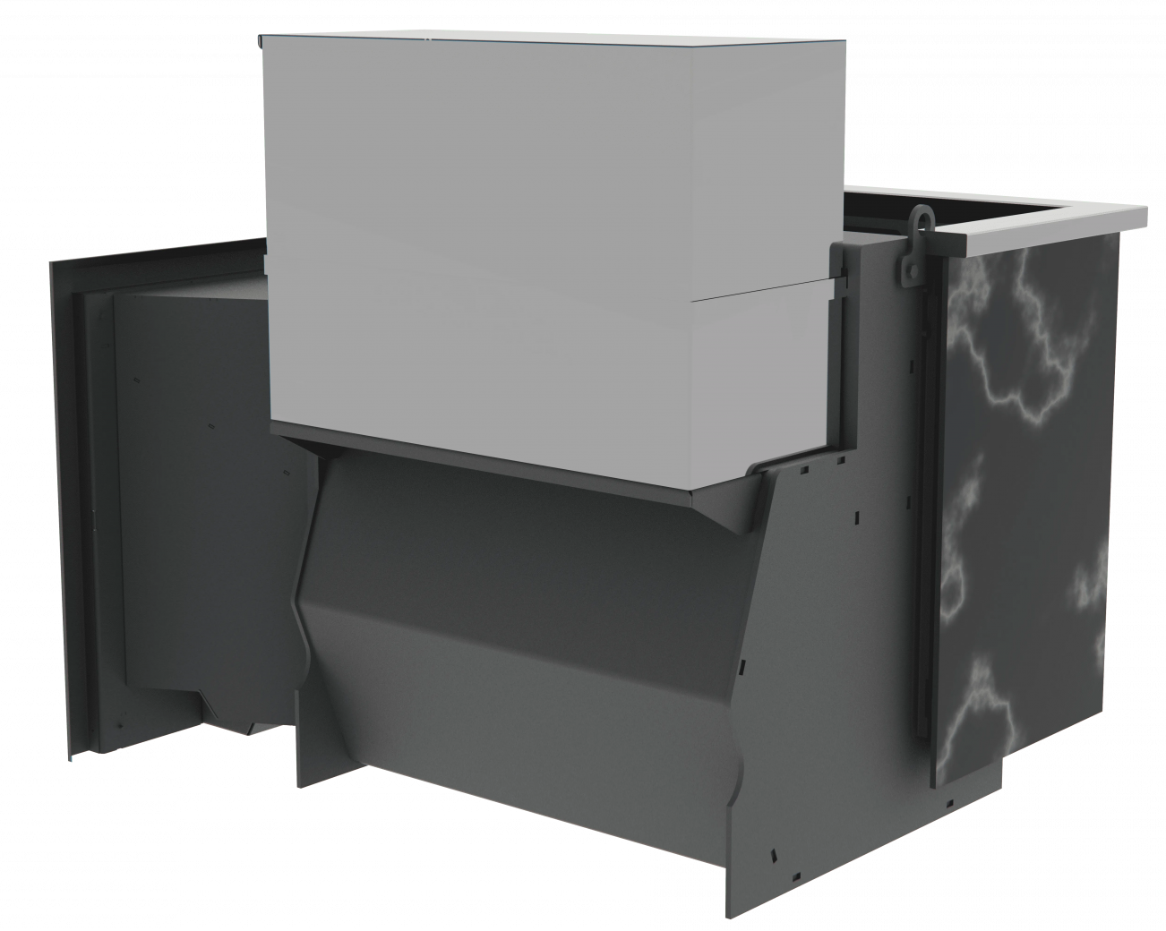 Банный камин 800, AISI 430 фото в Омске