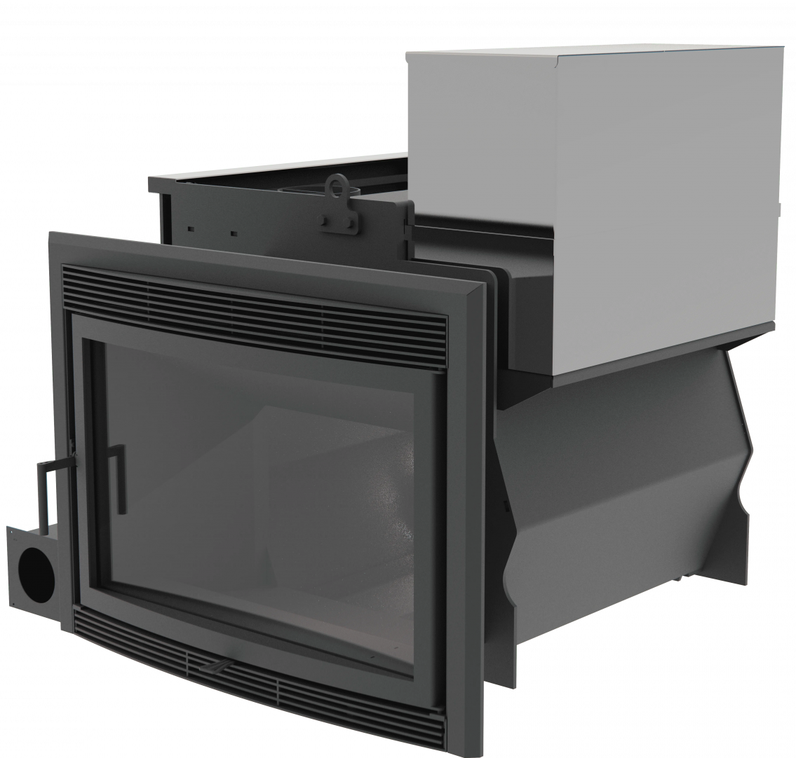 Банный камин 800, сталь фото в Омске