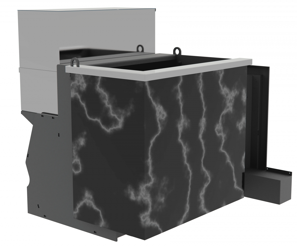 Банный камин 800, AISI 430 фото в Омске