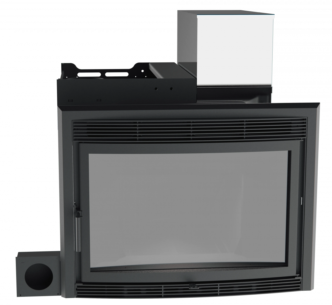 Банный камин 500, сталь+СВО фото в Омске