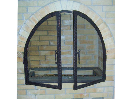 Дверь каминная полукруглая фото в Омске
