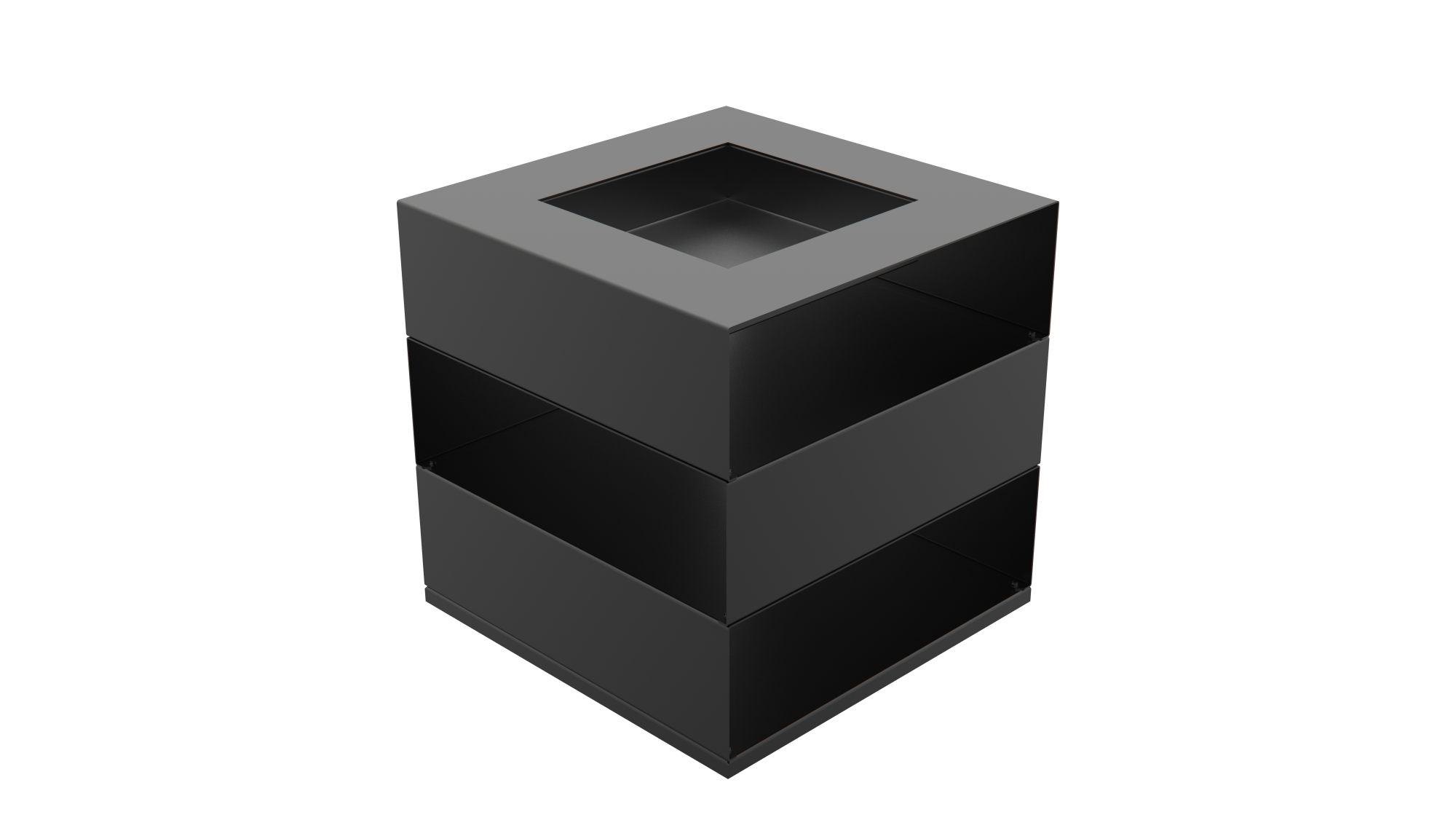 Очаг "Пламенный куб" фото в Омске