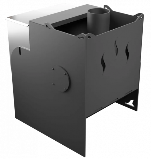 Печь Горыныч Мини, каменка с левой стороны фото в Омске