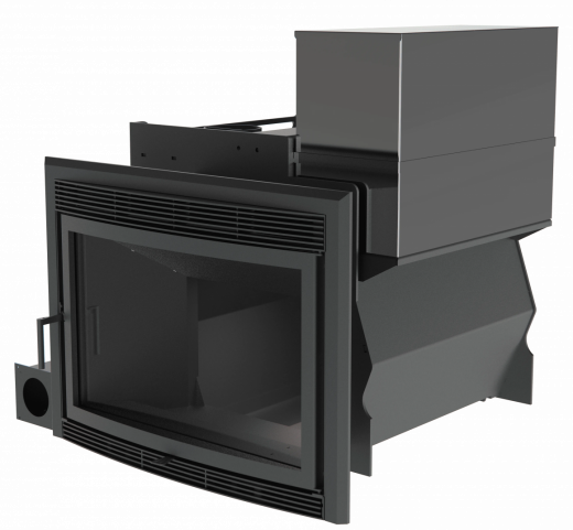 Банный камин 500, сталь+СВО фото в Омске